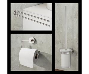 Viverso x sense Ensemble d’accessoires de salle de bains 3 en 1, VR3000BN+VR2100BN+VR4400BN,