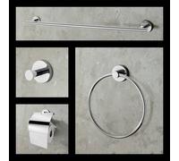 Viverso x sense Ensemble d’accessoires de salle de bains 4 en 1, VR2000CR+VR4600CR+VR4200CR+VR4000CR,