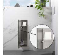 Viverso x wall large Porte de remplacement pour module WC encastré, carrelable, BL001124,