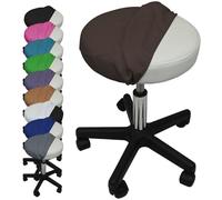 Vivezen - Drap Housse de Protection en éponge pour Tabouret Rond - 10 Coloris