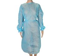 Vivezen - Lot de 20 surblouses de protection jetables - Taille unique - Bleu