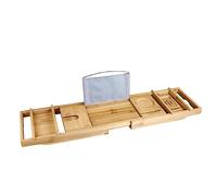 Vivezen - Plateau de Baignoire Extensible et modulable en Bambou