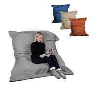 Pouf d'intérieur xxl - gris clair