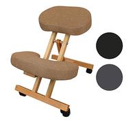 Vivezen - Tabouret, Chaise Ergonomique, siège Assis Genoux en Bois Pliable et réglable - 3 Coloris