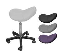 Vivezen - Tabouret Ergonomique, Selle de Cheval à roulettes réglable en Hauteur de 49.5 à 68 cm et pivotable à 360° - 4 Coloris