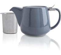 VIVILINEN Théière en Porcelaine avec Couvercles et Infuseur Amovible, Théière en Céramique de 1200 ml pour la Floraison du Thé