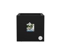 Vivo Next Square 40 Bac A Fleurs - Noir - Ø 39 X H 38 Cm - Intérieurextérieur - 100% Recyclé