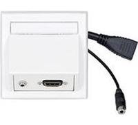 Vivolink WI221170 Prise HDMI + 3.5mm Blanc (WI221170)