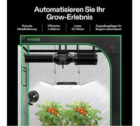 VIVOSUN Smart Luftfiltration AeroZesh S4 + Variateur de vitesse E12
