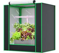 VIVOSUN Tente de Culture Petite 50x36x54cm pour Culture Hydroponique | Tente de Croissance Intérieure en Mylar Hautement Réfléchissant avec Fenêtre D'observation et Bac de Fond