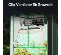 VIVOSUN Ventilateur à clip AeroWave E6 Blanc