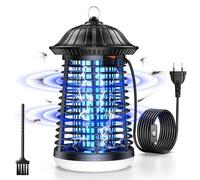 VIWAVE Lampe Anti Moustique avec éclairage LED, 15 W Piege a Mouche Puissante 4200V, Tueur d'Insectes électrique IPX4 étanche, Câble de 3m, Couverture de 150 m², pour Intérieur et Extérieur