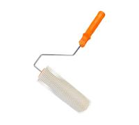 VKE Kit Ciment Autonivelant Rouleau Debulleur 50cm Perche Telescopique | Mélangeur 40cm,Chaussures à Pointes,Matériau Robuste,Lavable Facilement, (une Seule Rouleau Debulleur de 9 Pouces)