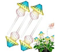 VLEDARLING Lot de 4 Boules D'arrosage pour Plantes, Distributeur Eau Plante | Globe D'arrosage Automatiques, Globes Arrosage Automatique Interieur pour Plantes Espaces Intérieurs et Extérieurs Jardins