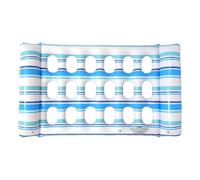 VlHpnpe Épaissir Les Salons gonflables radeaux durabilité Coussin Flottant Coussins d ' air Portables pour Adultes avec systèmes de gonflage Rapide Chaise Longue Gonflable surdimensionnée
