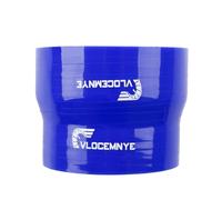VLOCEMNYE Tuyau coupleur droit en silicone, ID 1 4/5" (45 mm) - 55 mm, longueur 76 mm, 4 plis (5,4 mm) renforcé Turbo/refroidisseur/tuyau d'admission Tuyau hydraulique industriel bleu