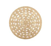Tapis fait main Jute vidaXL 90 cm