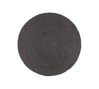vidaXL Vloerkleed handgemaakt rond 240 cm jute donkergrijs343598 Gris G