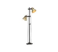 Vidaxl Lampadaire Avec 2 Abat-Jour Laiton E27 Fonte Multicolore