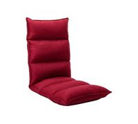 vidaXL Chaise de sol pliable vin rouge tissu