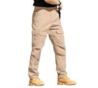 VLOYSR Pantalon de Sécurité Tactique Homme Cargo Militaire Pantalons Randonnée Léger Séchage Rapide Vetement Été Détente avec Plusieurs Poches