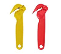 Vmoomax 2 Pièces Ensemble Cutter De Boîte - Ouvre-boîtes Pour Carton, Film À Bulles, Film Extensible, Mousse Et Plastique, Lames Rétractables, Outils Compacts Pour Emballage, Entrepôts, DIY, Expéditio