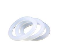 VMQ - joint d'étanchéité en Silicone blanc, épaisseur CS5mm OD16mm ~ 150mm, qualité alimentaire, rondelle étanche, caoutchouc isolant, 10/50 pièces(50pcs,OD 19mm)