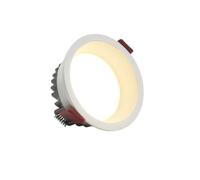 VMVUD Downlight LED antiéblouissant 18W 24W à intensité variable | Plafonnier(Black,3000K_9W)