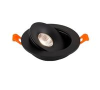 VMVUD Downlight LED encastré anti-éblouissant à rotation variable | Plafonnier(Warm light 3000K,WHITE_10W)