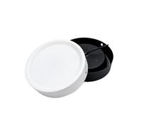 VMVUD Panneau lumineux monté en surface LED Downlight AC 220V | Plafonnier(Warm White,9W Black)