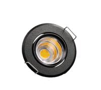 VMVUD Spot LED à intensité variable Spot LED 5W AC LED Downlight Satin | Plafonnier(Sliver,WARM WHITE 3000K_NO-DIMMABLE)