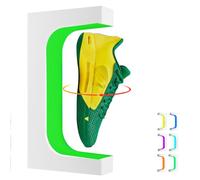 Vnemofey Présentoir à chaussures en lévitation magnétique rotatif à 360 degrés avec lumière LED 16 couleurs, support à chaussures rotatif pour la maison et le bureau, cadeau de qualité supérieure