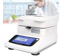 vnmudzeo Analyseur D'Humidité éLectronique, 3 Modes De SéChage, 3 Options D'ArrêT, HumidimèTre De Laboratoire avec Une PréCision De 0,01% 0.001g