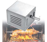 vnmudzeo Moteur De RôTissoire éLectrique pour Barbecue, 25 à 40 W, 80 à 160 Kg, en Acier Inoxydable, pour RôTissoire à Viande De ChèVre Et De Porc,140-160kg