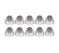 VOANZO Lot de 10 dômes pour prothèses auditives, Bouchons d'oreille Ouverts en Silicone Souple, Accessoires pour déficiences auditives modérées - (M 8 mm 0,31 po)