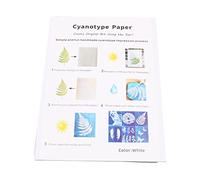 VOANZO Lot de 24 feuilles de papier à dessin solaire Cyanotype A5 Sensibilité Nature pour enfants et adultes