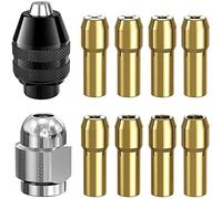 VOANZO Pour Dremel 0,1 cm à 0,3 cm de remplacement 4486 foret sans clé mandrin outil rotatif adaptateur à changement rapide