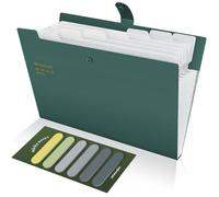 Voarge Trieur A4, porte-documents, avec 8 compartiments, en plastique, extensible