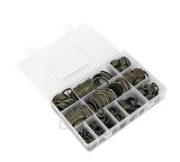 VOBOR 240 pièces Assortiment de Joints Toriques en Caoutchouc, 6 8 10 12 14 16 18 20 22 24 27 30mm Métal Rondelles Joints pour Plomberie, Injecteur ou Robinet