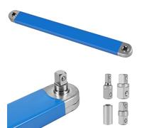 VOBOR extension offset à cliquet multifonction ouille prête à percussion avec adaptateur d'entraînement 1/2", 1/4" et 3/8" pour mécaniciens, artisans de garage
