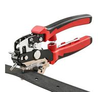 VOBOR Pince Perforatrice Rotative Multi-Tailles, Kit Complet avec Poinçons Interchangeables de 6 Tailles, Outil de Perforation pour Cuir, Ceinture, Tissu, Papier, Carte et Plastique