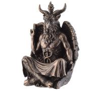 VOGLER Joh. Vogler GmbH - Baphomet lors d'une méditation - Figurine en pierre artificielle bronzée par Veronese - Marron