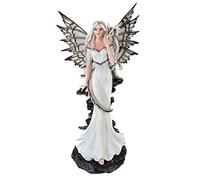 VOGLER Joh. Vogler GmbH Fée Dragorania avec dragon sur l'épaule 55 cm Figurine elfe fantastique ange