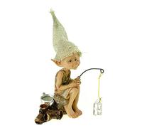 VOGLER Joh. Vogler GmbH Pixie Pêche Boîte Petri Heil 12 cm Figurine naine fée créatures mythiques Gnom