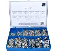 Vogt Verbindungstechnik 4010 Assortiment d'embouts simples non isolé argent 3405 pc(s)