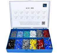 Vogt Verbindungstechnik 4020 Assortiment dembouts simples partiellement isolé gris, bleu clair, turquoise, blanc, rouge, noir, bleu, jaune 2110 pc(s)