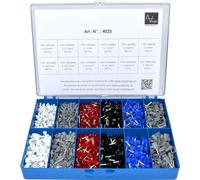 Vogt Verbindungstechnik 4025 Assortiment d'embouts simples 0.5 mm², 4 mm² partiellement isolé blanc, gris, rouge, noir, bleu 2065