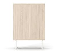 Vogue Armoire 64 Chêne blanchi/Blanc