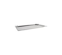Vogue Bac Gastronorme inox GN 1/1 20mm, profondeur : 20 mm, capacité : 3 litres, bac de conservation des aliments chauds et froids, compatible bain marie, couvercle vendu séparément, K998