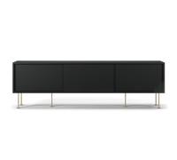 Vogue Banc TV avec Pieds 180 Gris anthracite/Laiton